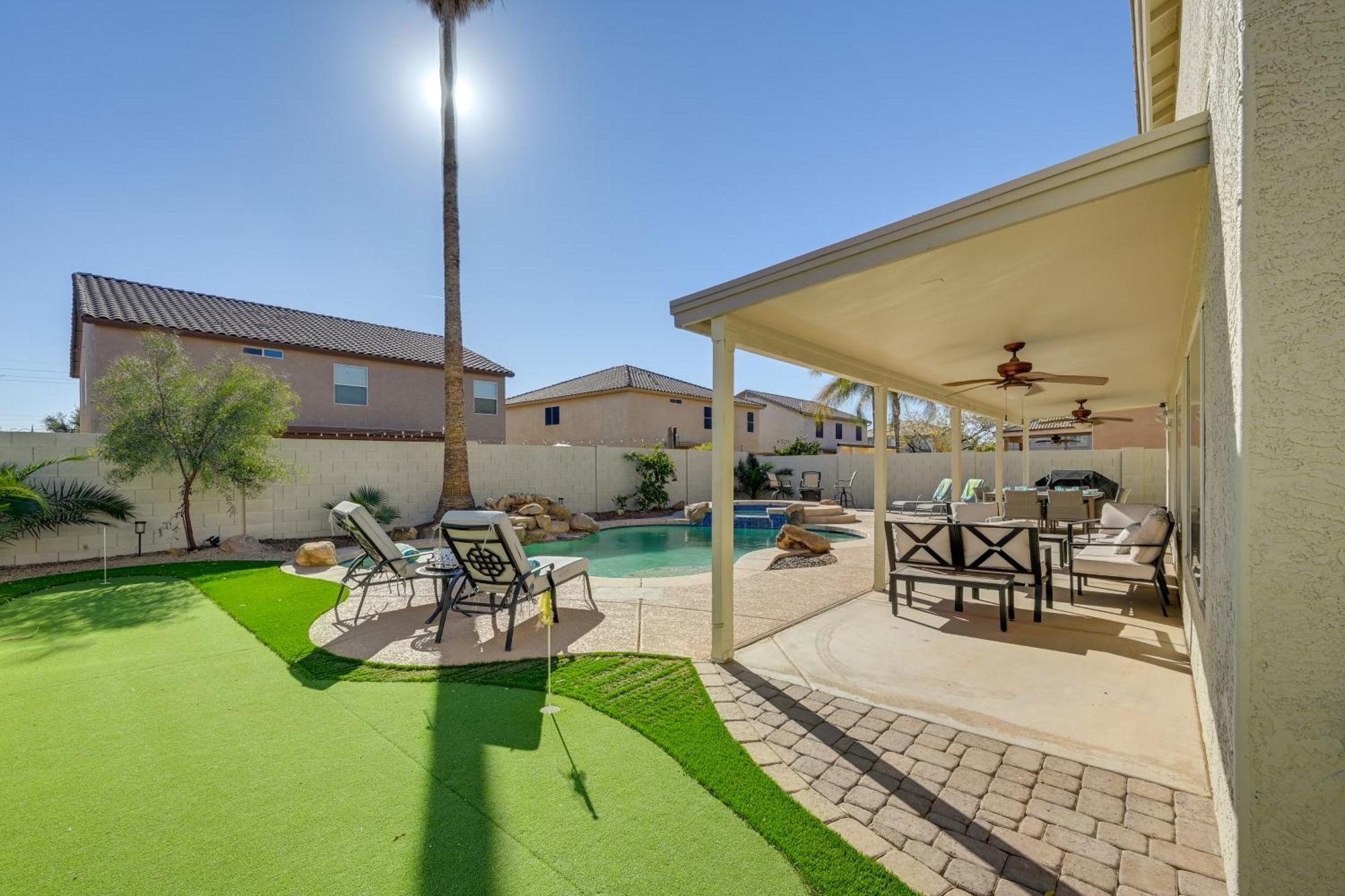 Spacious Arizona Home Pool, 9 Mi To San Tan Mtn Queen Creek エクステリア 写真